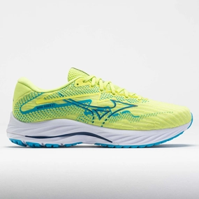 High Quality Material running - specific footwear Mizuno Wave Rider 27 Men's  Sharp Green/Navy Peony
