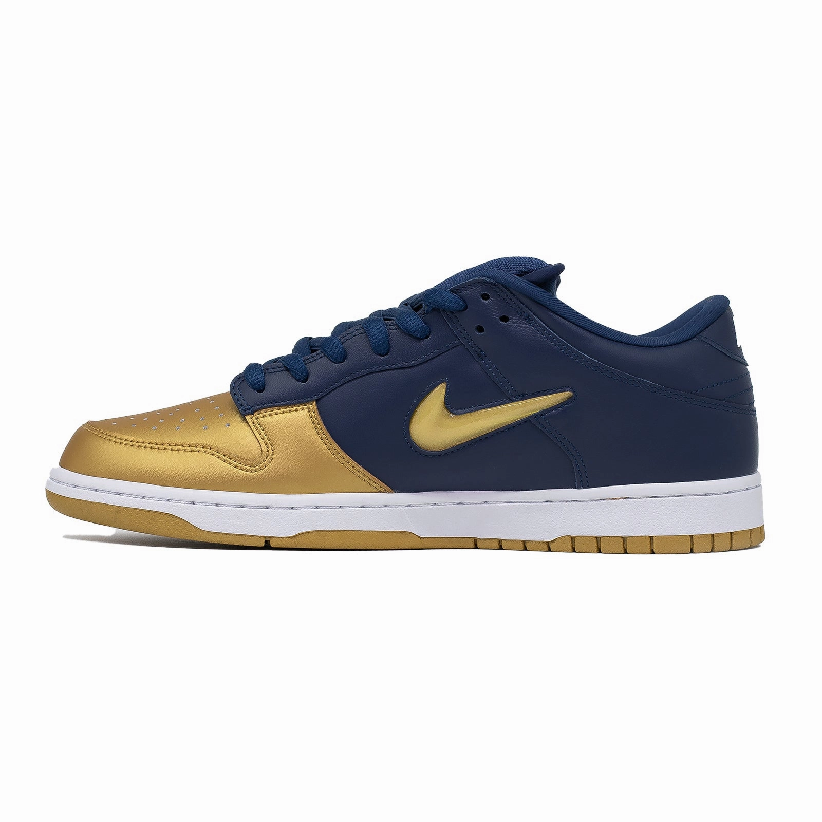 Sneaker Socks Dynamic Traction Pattern Nike SB Dunk Low, Supreme QS Metallic Gold