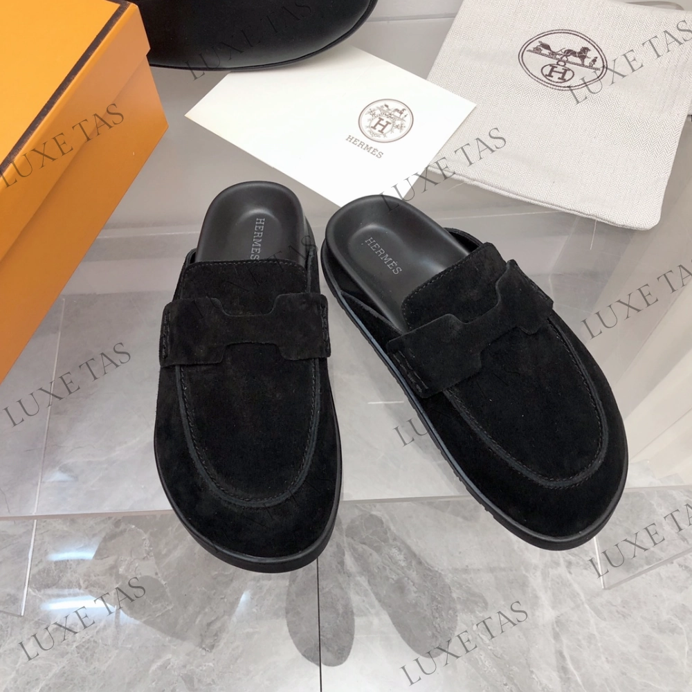 Airy Feel Noir Go Mule Designer Slides & Sandals for Men