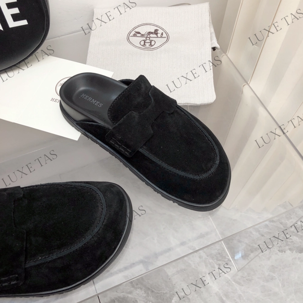 All-Weather Footwear Noir Go Mule Designer Slides & Sandals for Men