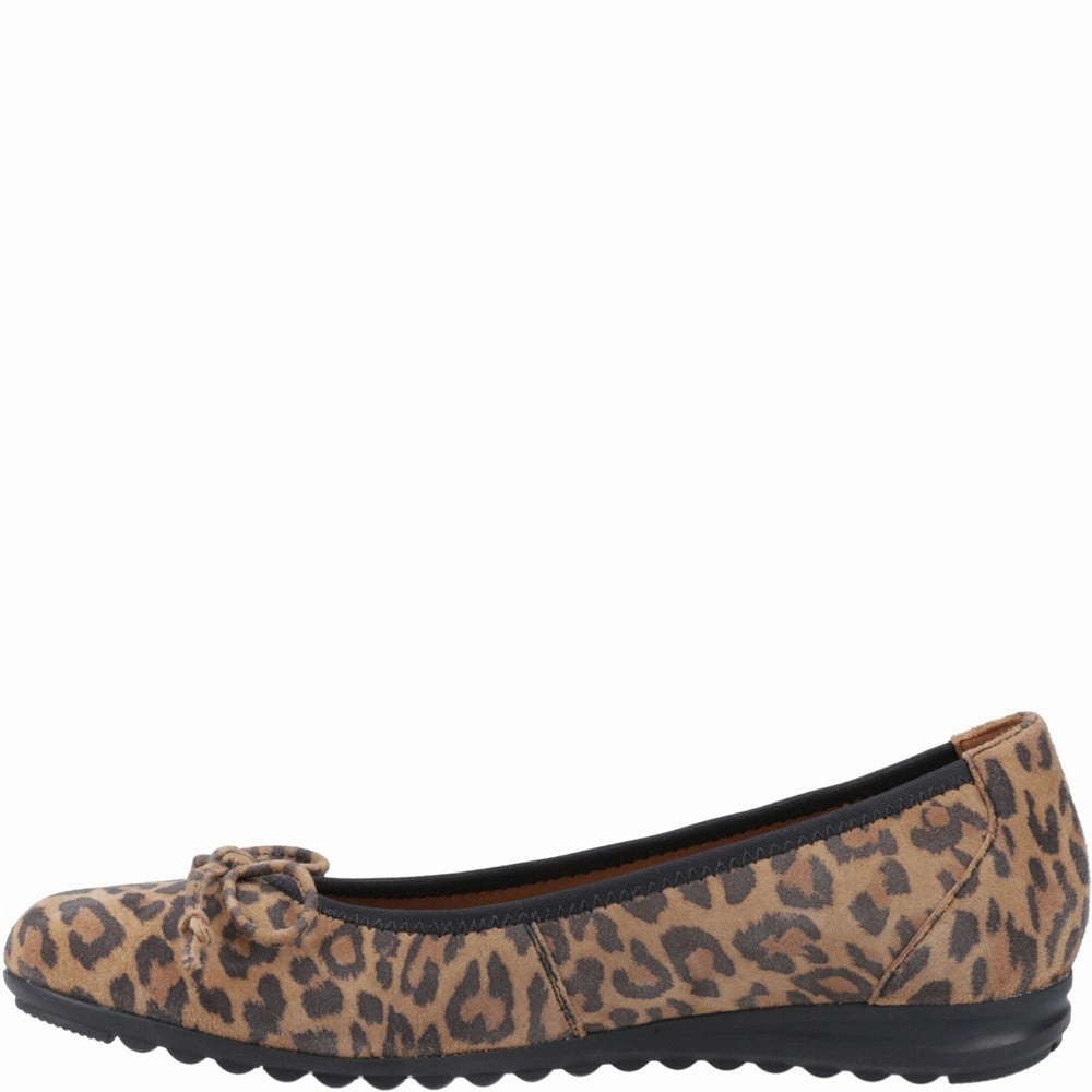 Hush Puppies Lucille Bow Ballerina Practical Walk