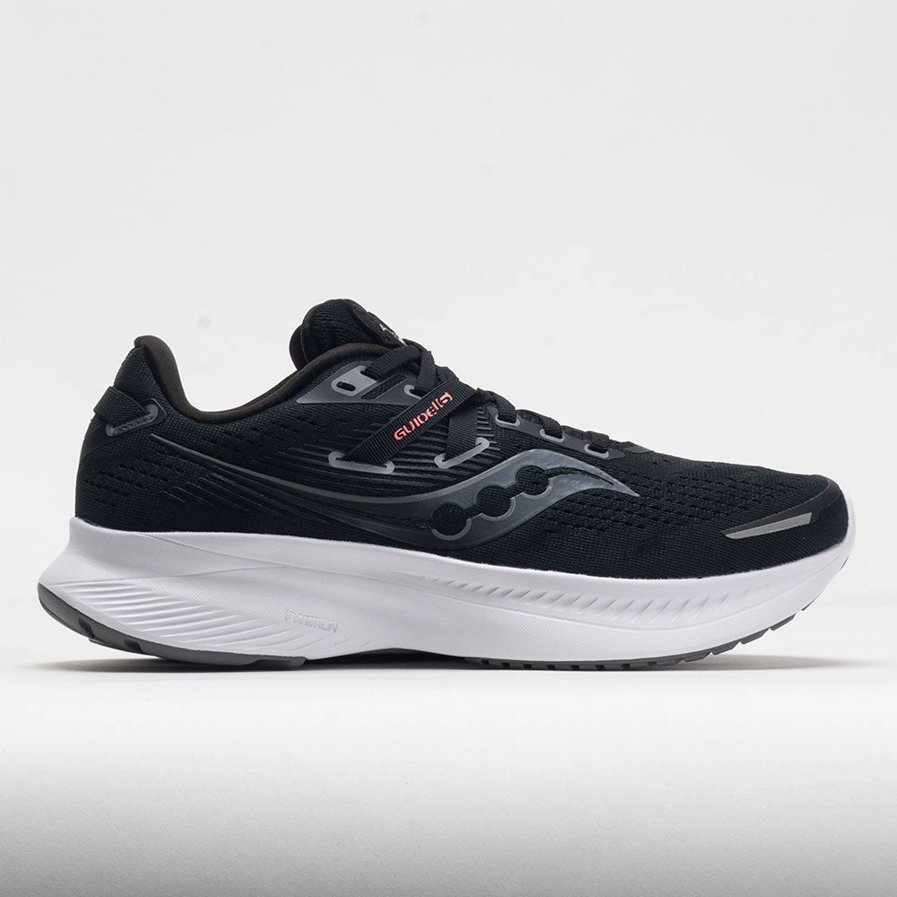 professional runners' shoes lightweight sole shoes Saucony Guide 16 Men's  Black/White