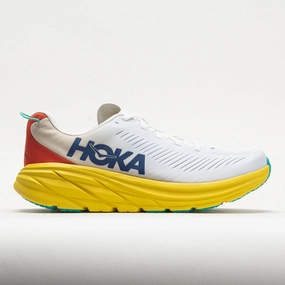 HOKA Rincon 3 Men's  White/Eggnog day - visibility shoes elevated - heel - feature shoes