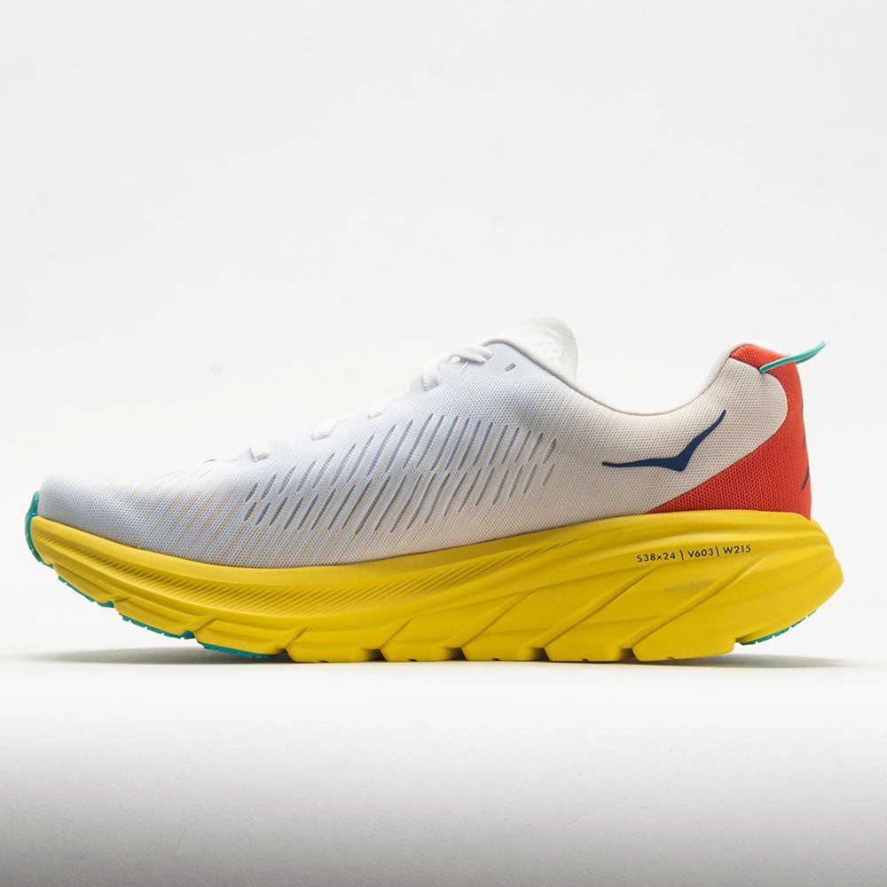 trail - tough HOKA Rincon 3 Men's  White/Eggnog