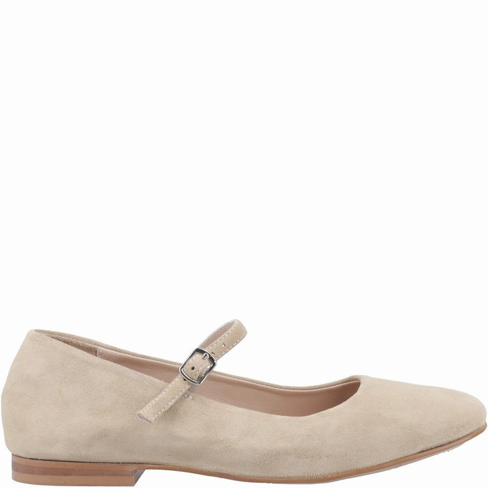 Hush Puppies Pasha Suede Ballerina Bright Pop Ergo Tech