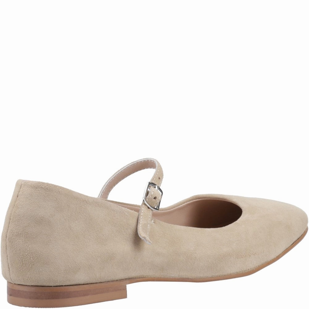 Hush Puppies Pasha Suede Ballerina Flower Path