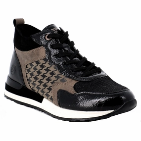 Show Time Lead Step R2577-01 Black/Brown Lace