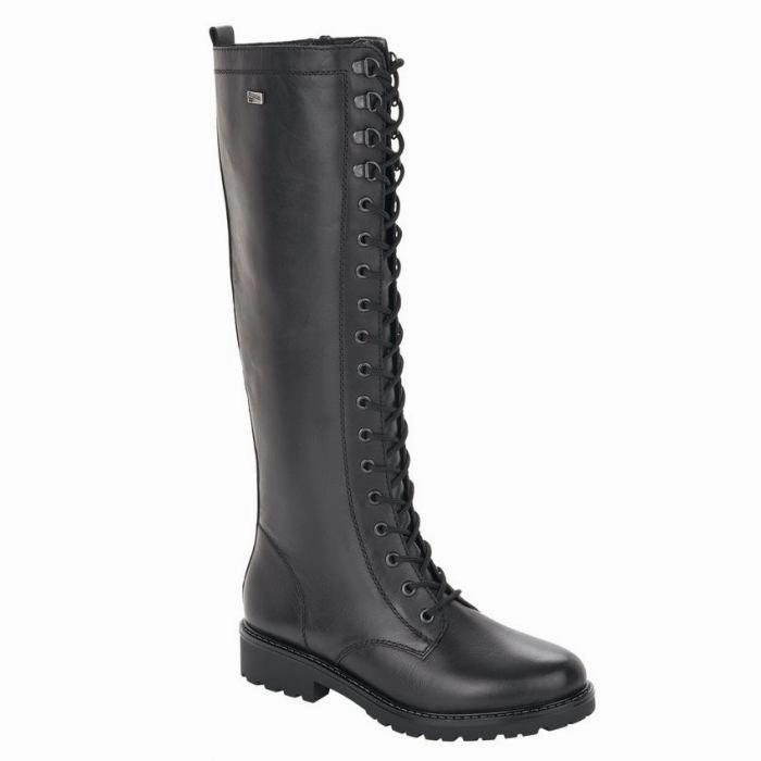 Soft Power R6579-02 Black Tall Lace Leather RTex