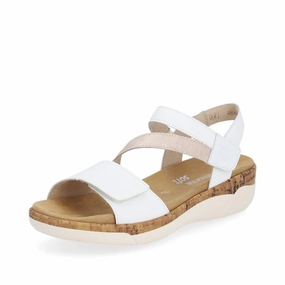 Foot Friendly R6860-80 Velcro Z-Strap White/Rose Gold