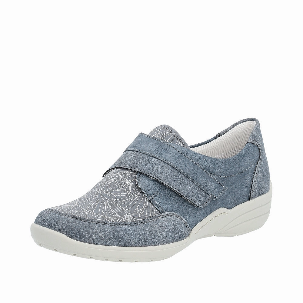 R7600-13 Velcro Blue Multi Suede Finish