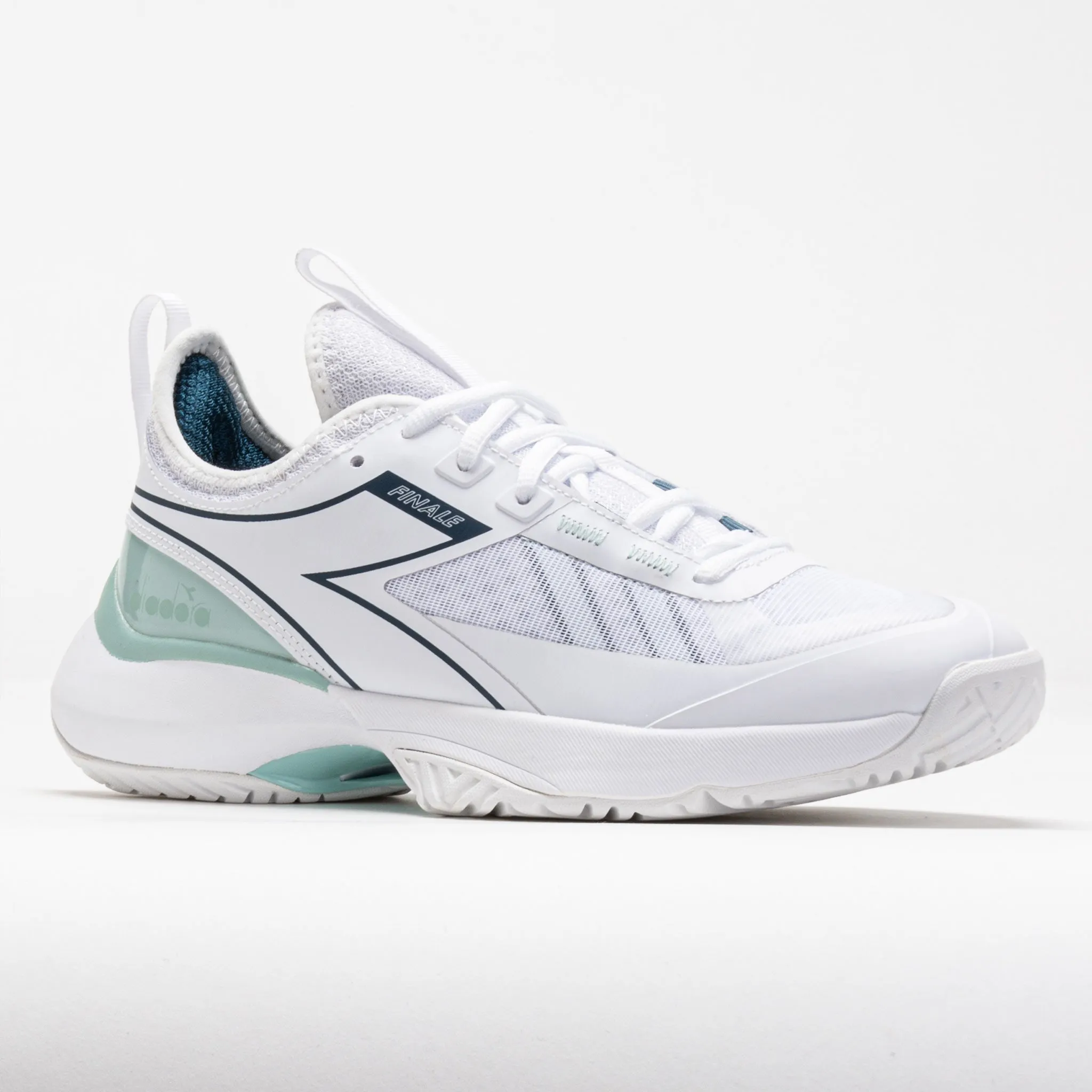 Diadora Finale AG Women's  White/Legion Blue/Surf Spray seamless - lining shoes cross - training shoe versatility