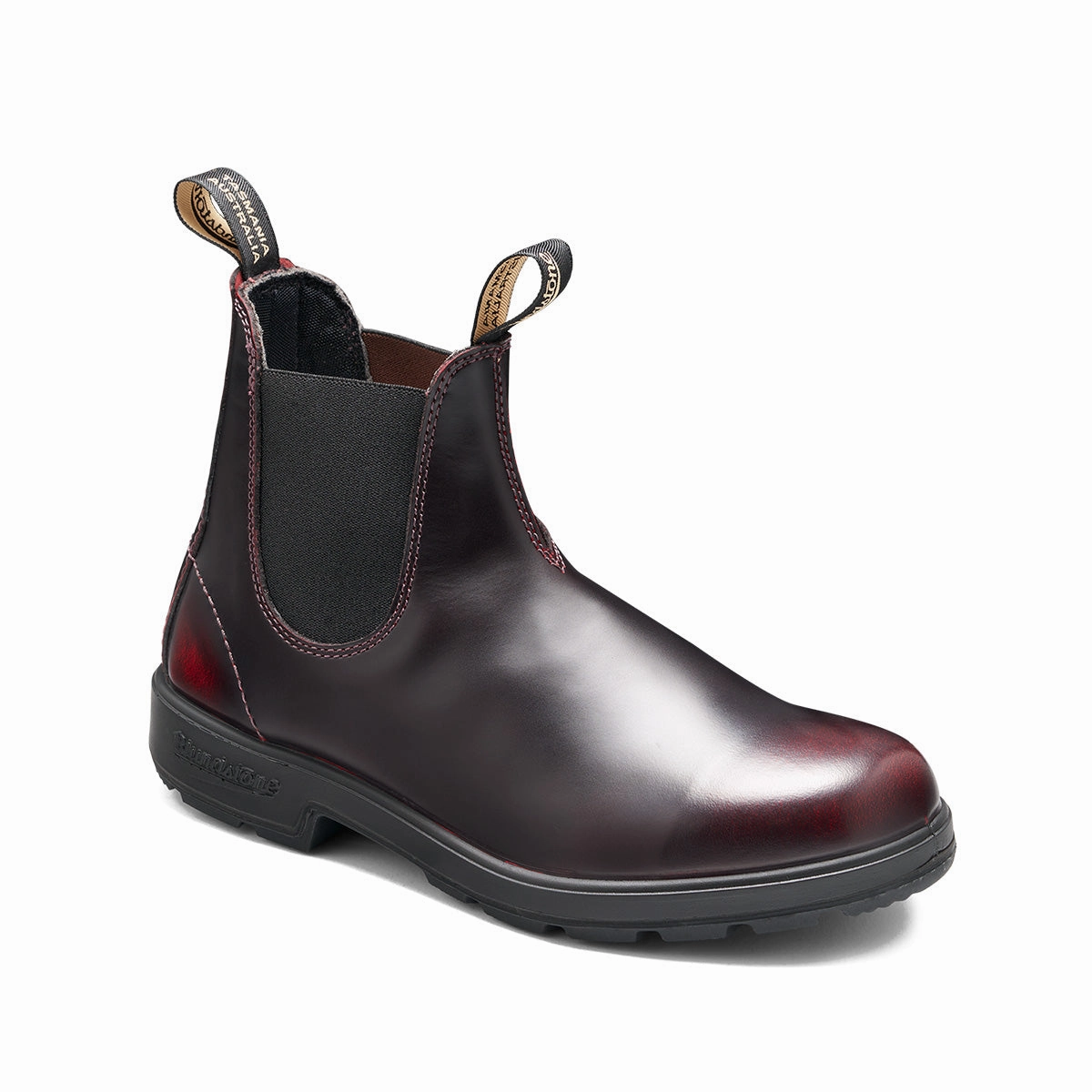 2412 Blundstone Original Bordeaux Brush Low Heel
