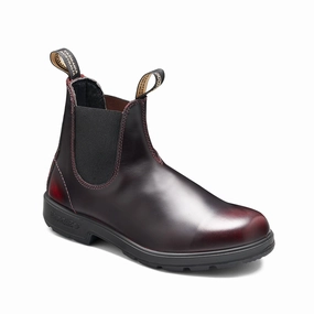 2412 Blundstone Original Bordeaux Brush Low Heel