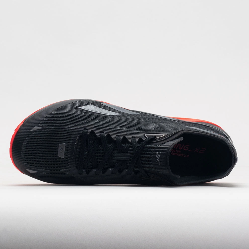 Reebok Nano X2 Froning Men's  Core Black/Pure Grey/Neon Cherry running for a sense of accomplishment