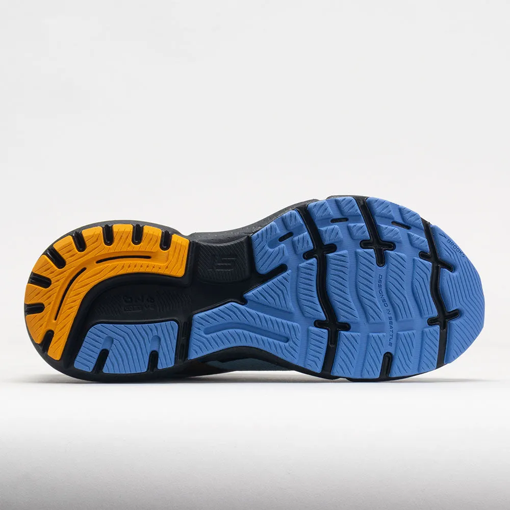 brooch - decorated running shoes Brooks Ghost 15 Women's  Light Blue/Black/Yellow