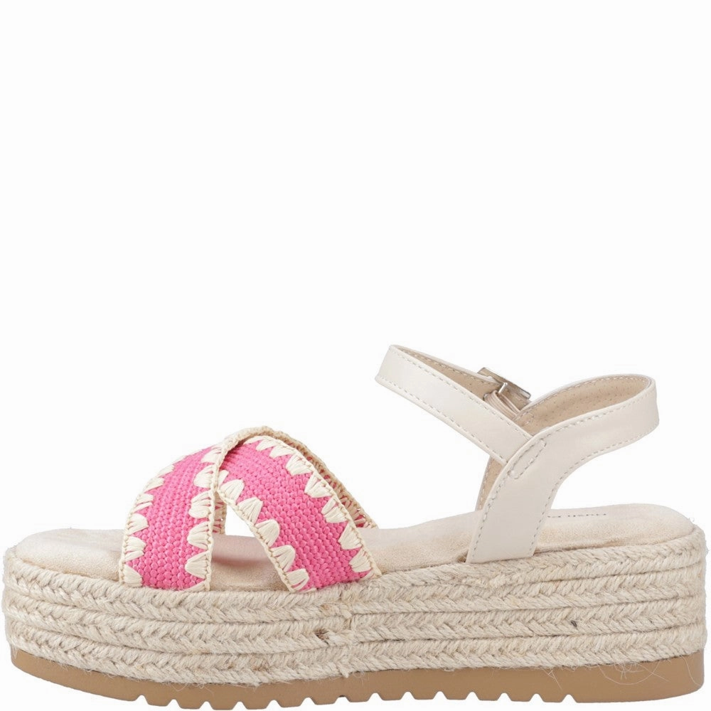 Hush Puppies Jemma Espadrille Sandal Fast Motion Bush Path