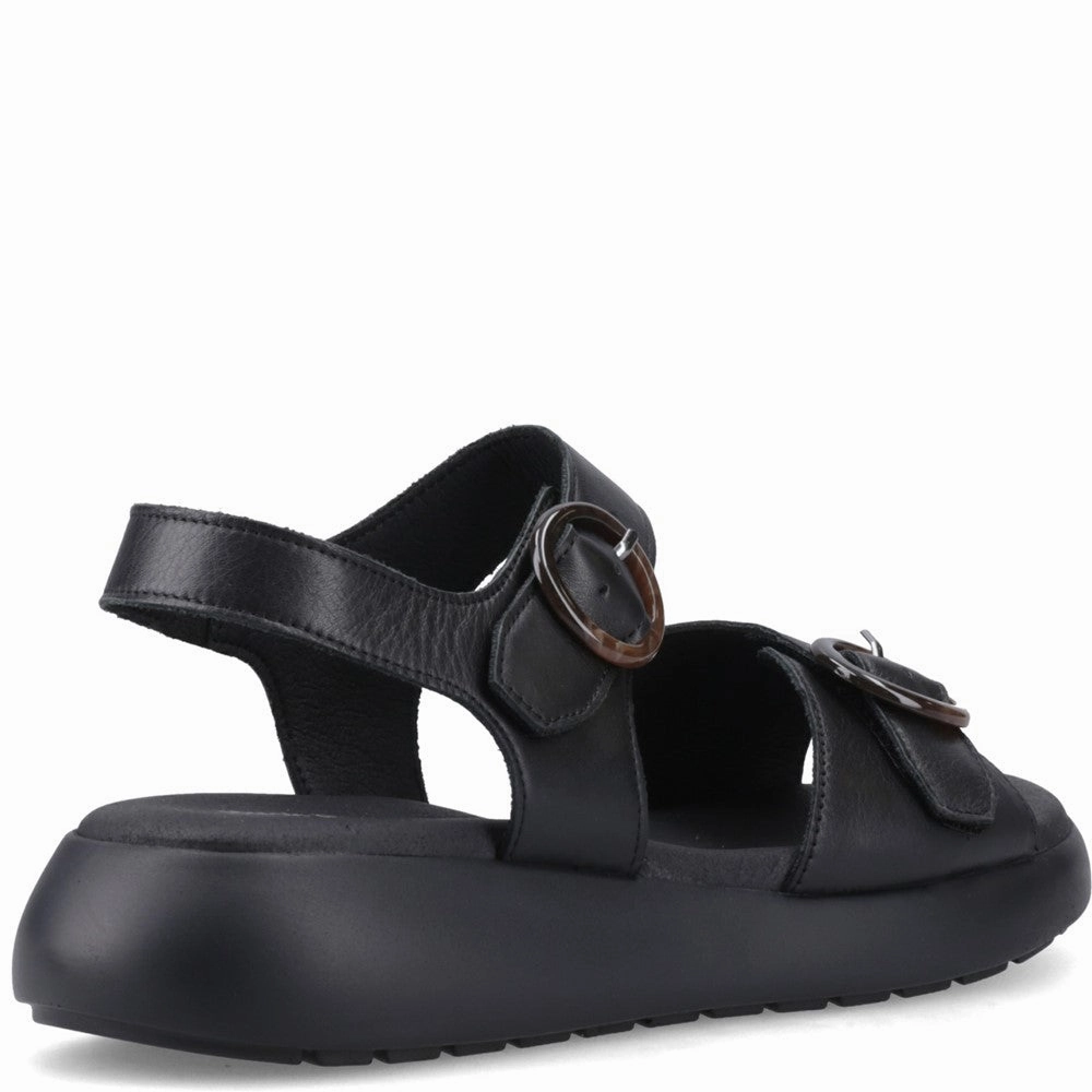 Hush Puppies Alison Buckle Sandal Comfort   insole Easy Run