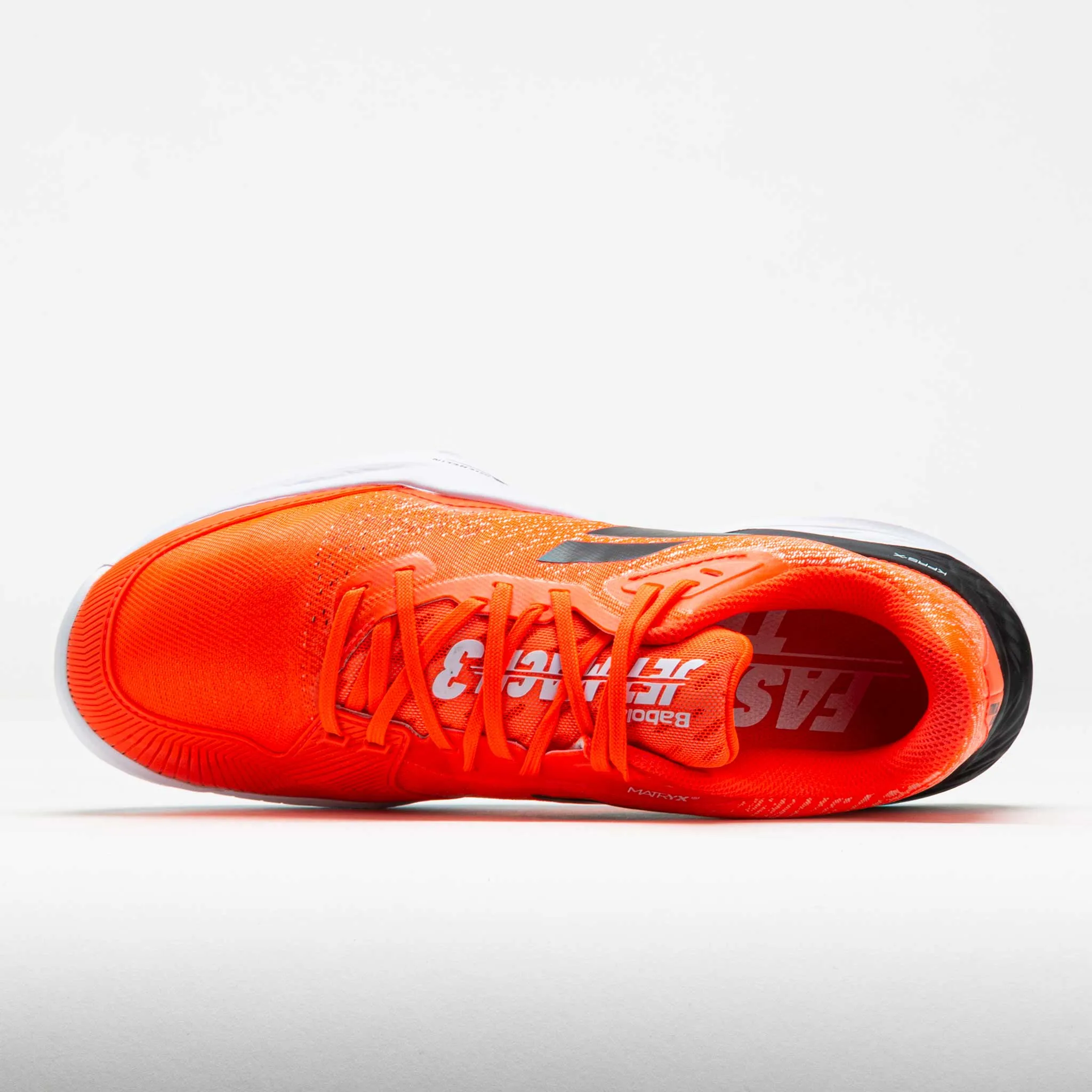 Babolat Jet Mach 3 Men's  Strike Red/White waterproof synthetic shoes recycled - material - feature shoes