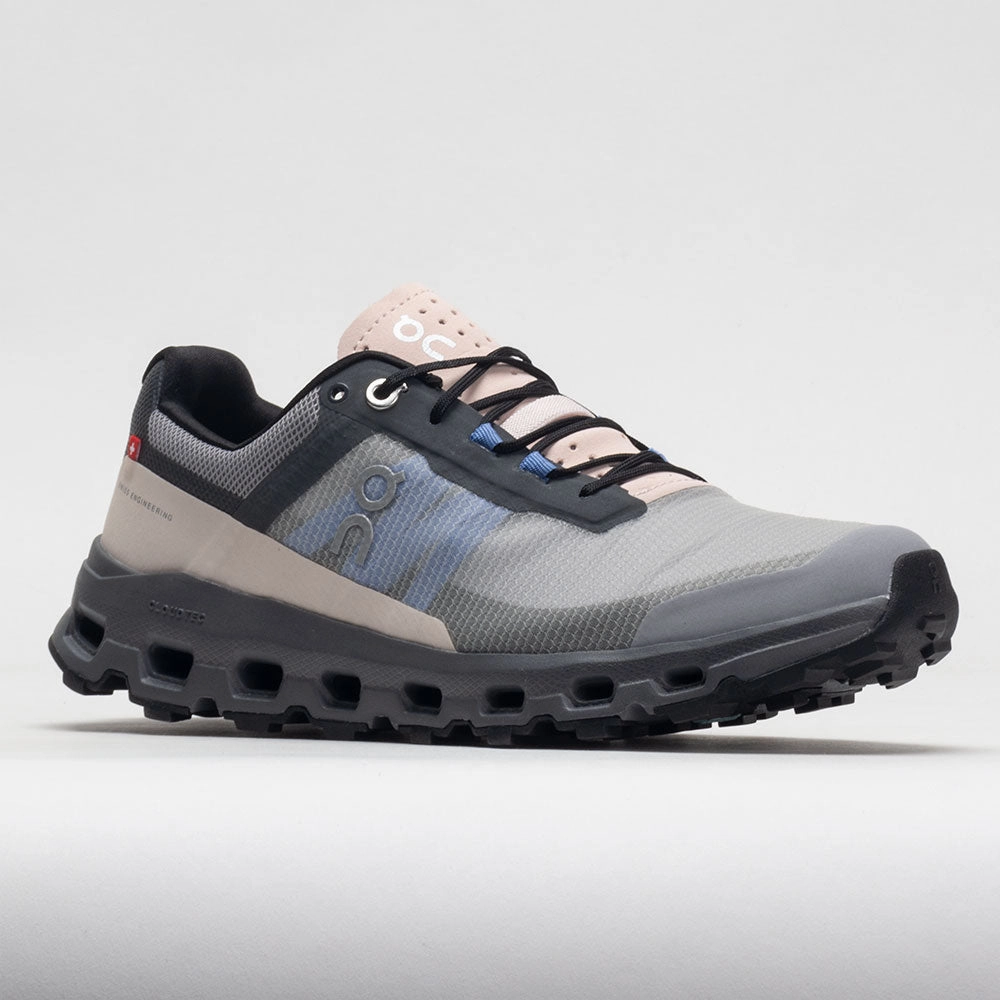 running on mud shoes On Cloudvista Women's  Alloy/Black