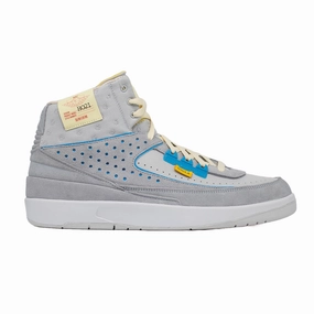 Air Jordan 2, Union LA Grey Fog bead - decorated running gear