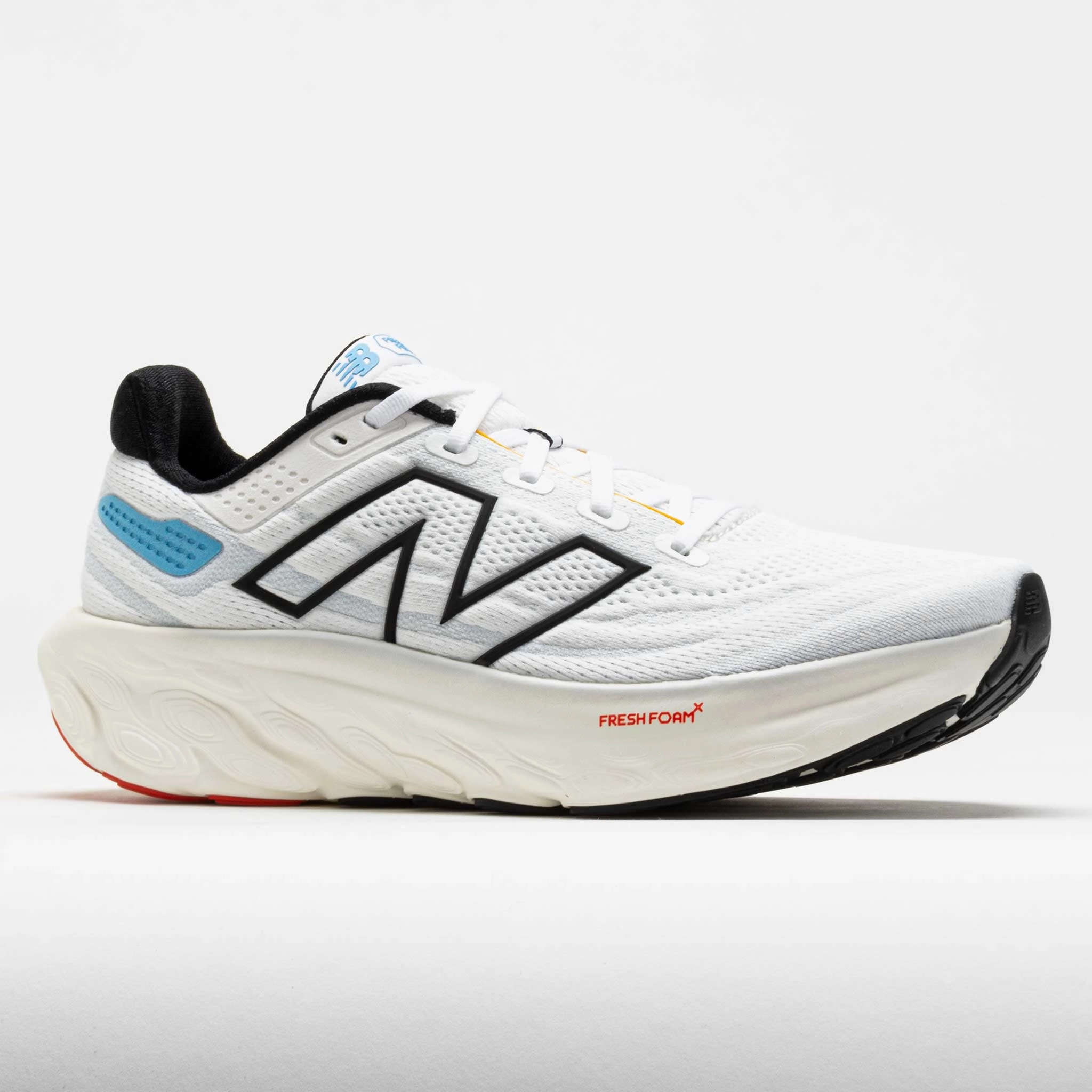 New Balance Fresh Foam X 1080v13 Men's  White/Black/Blue/Ginger Lemon indoor workouts