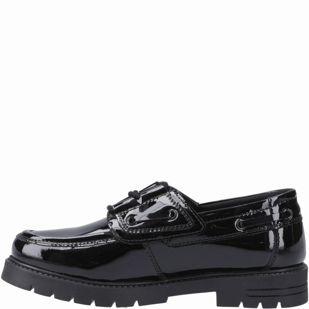 Active Gear Breathable Inside Hush Puppies Lucy Patent Senior School Shoes