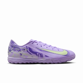 Rapid Power Nike Zoom Mercurial Vapor 16 Academy NU1 TF Turf Soccer Shoes- Purple Agate/ Barely Volt