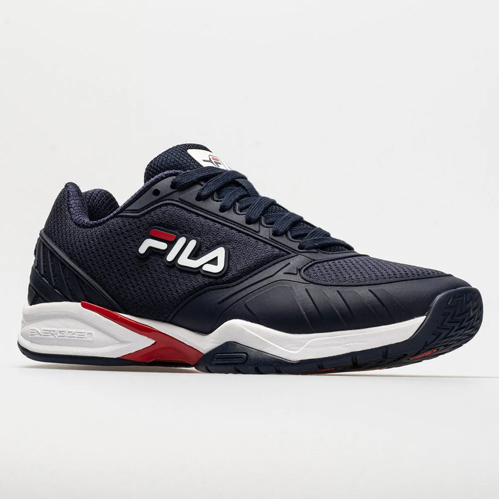 ReinforcedHeel Fila Volley Zone Men's  Navy/Red/White