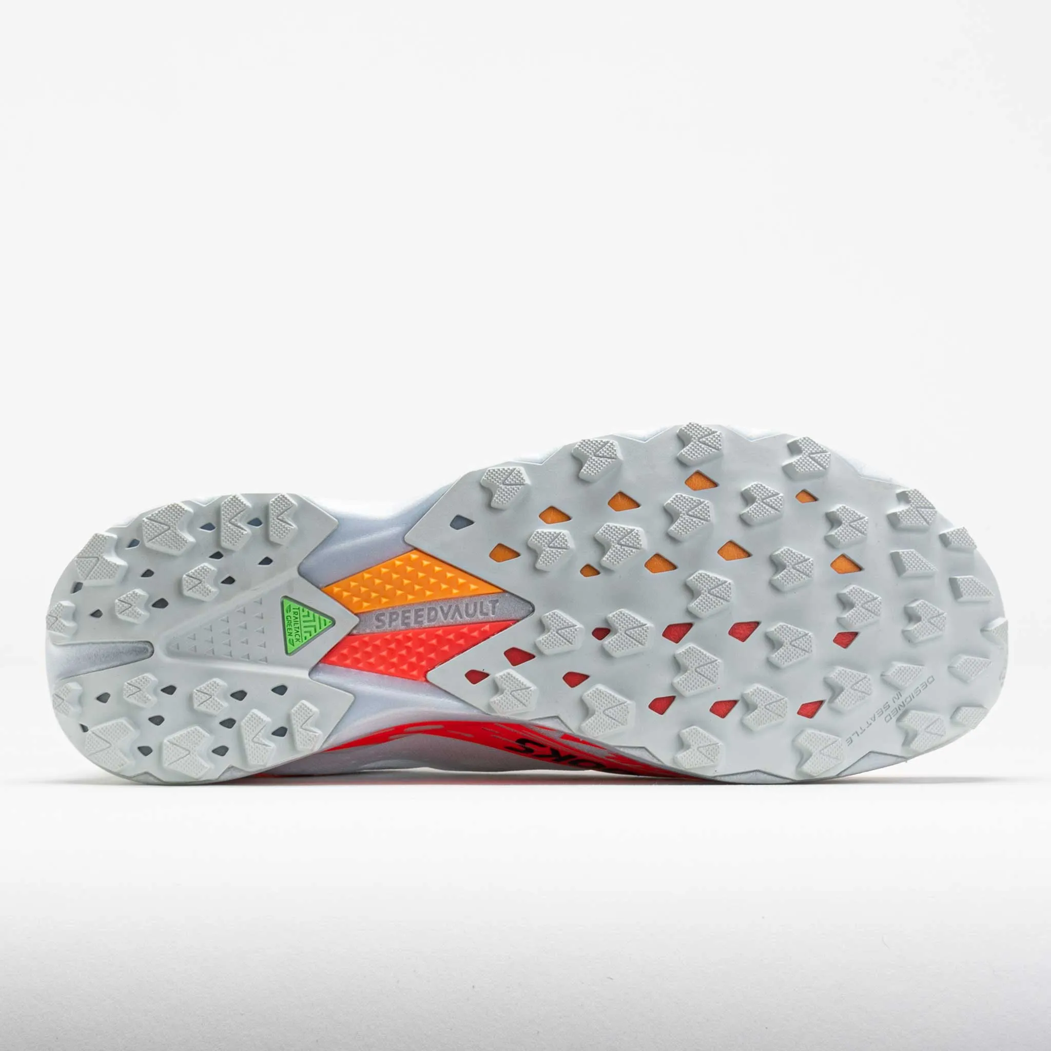 Hot Weather hybrid shoes Brooks Catamount Agil Men's  Illusion Blue/Coral/Orange