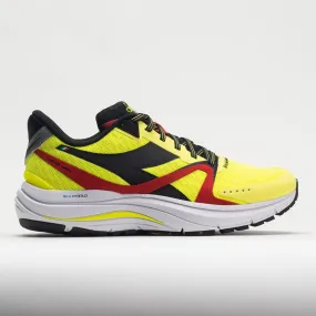 Diadora Mythos Blushield 8 Vortice Men's  Yellow Fluo/Black/Fiery Red breathable - upper - feature shoes agility equipment