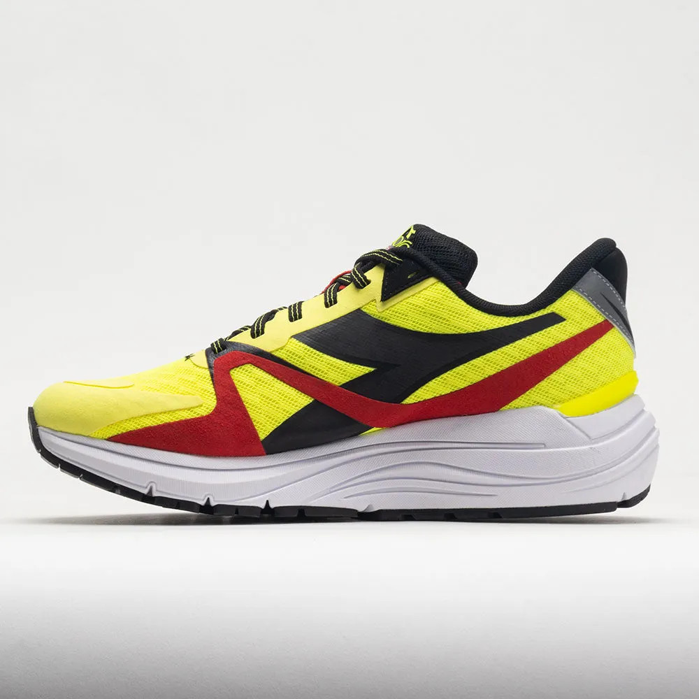 Diadora Mythos Blushield 8 Vortice Men's  Yellow Fluo/Black/Fiery Red agility ladders warm - weather - runner
