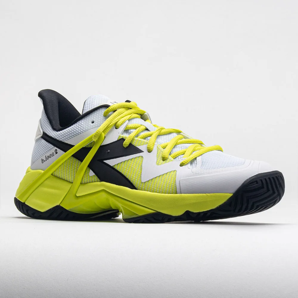TPU plate Diadora B.Icon 2 AG Men's  White/Black/Evening Primrose