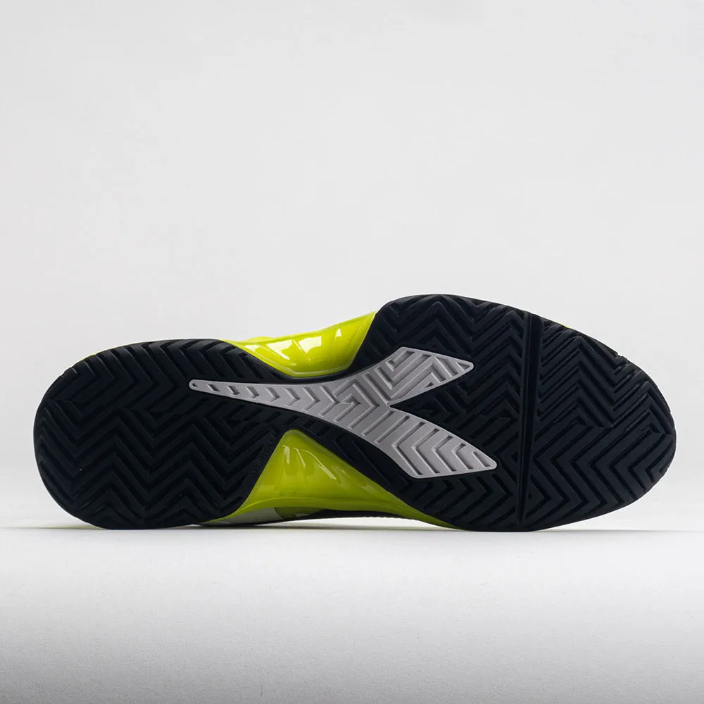 Diadora B.Icon 2 AG Men's  White/Black/Evening Primrose running in a playground shoes