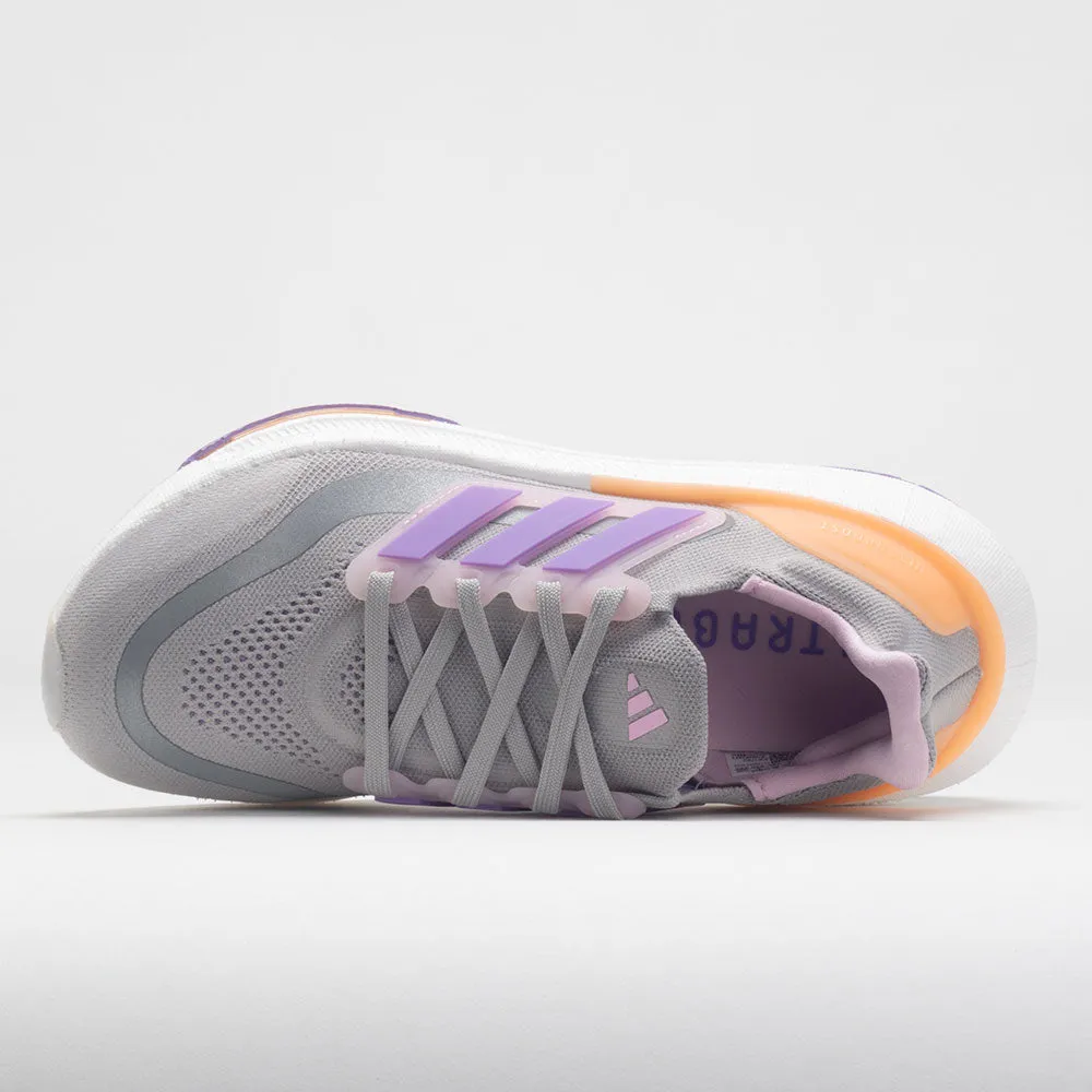 adidas Ultraboost Light Women's  Grey Two/Violet Fusion/Acid Orange for sprints Tempo - run