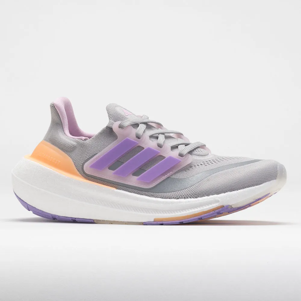 adidas Ultraboost Light Women's  Grey Two/Violet Fusion/Acid Orange Anti Wrinkle