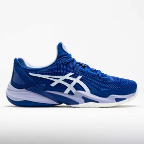 ASICS Court FF 3 Novak Men's  Asics Blue/Fresh Air shock - absorbing rubber sole shoes