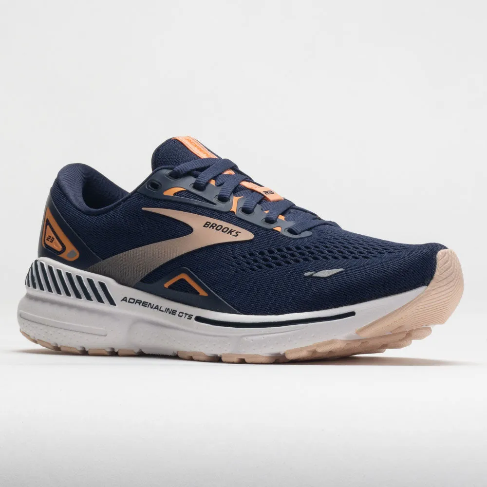 high - performance running option Shock Reduction Brooks Adrenaline GTS 23 Women's  Peacoat/Tangerine/Peach