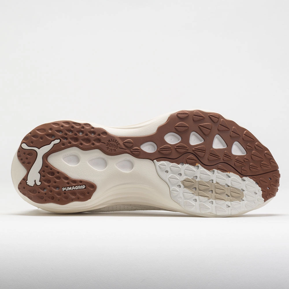 Fashionable appearance Puma ForeverRun Nitro Knit Women's  Warm White/Teak