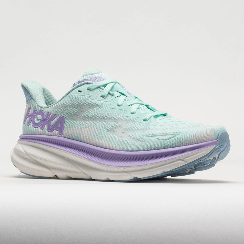 HOKA Clifton 9 Women's  Sunlit Ocean/Lilac Mist marble - design shoes