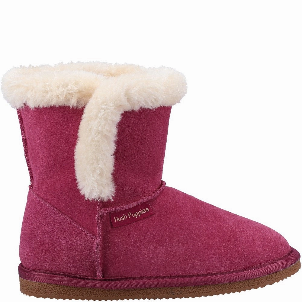 Campus Look Faux Leather Hush Puppies Ashlynn Slipper