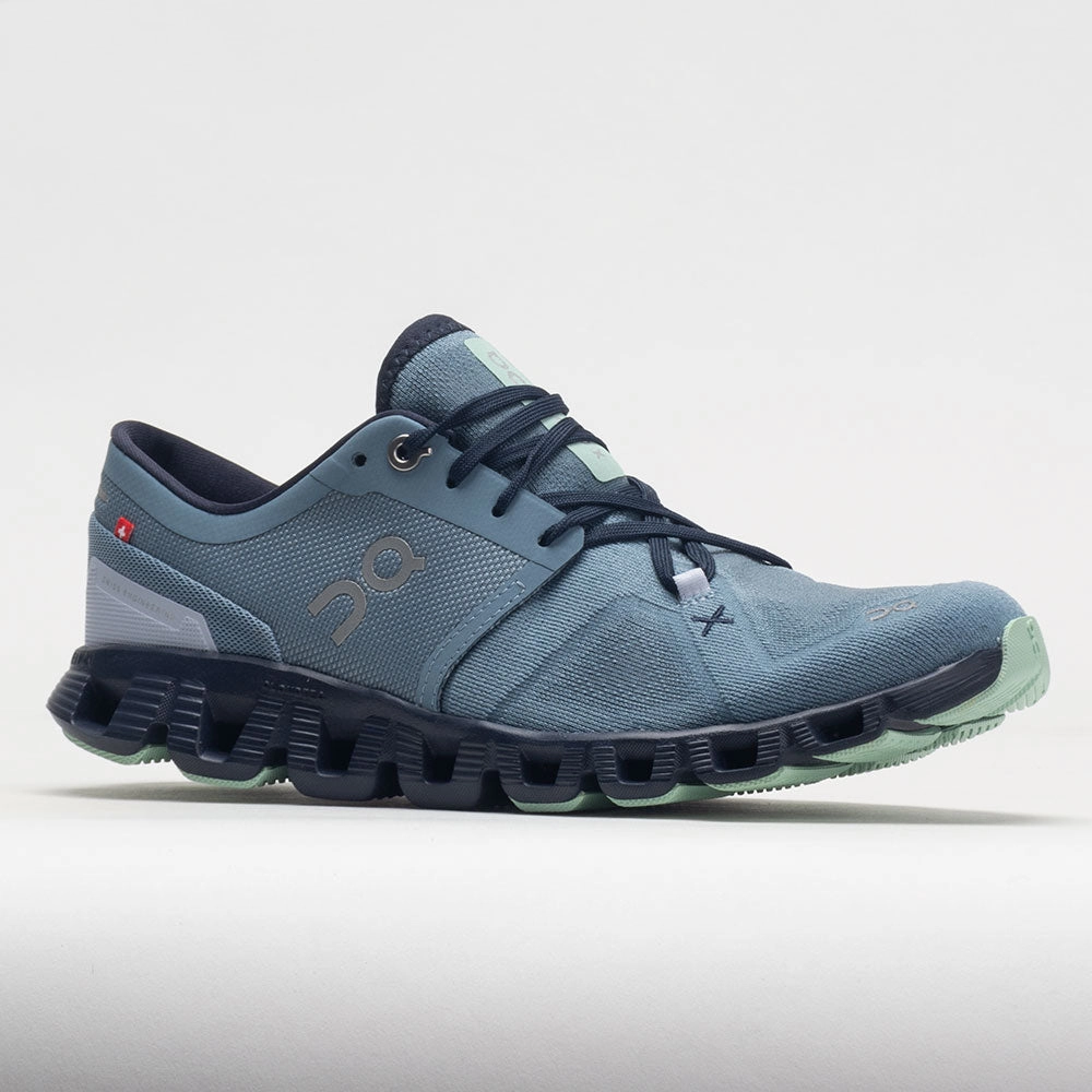 On Cloud X 3 Women's  Wash/Ink ventilated upper shoes race run