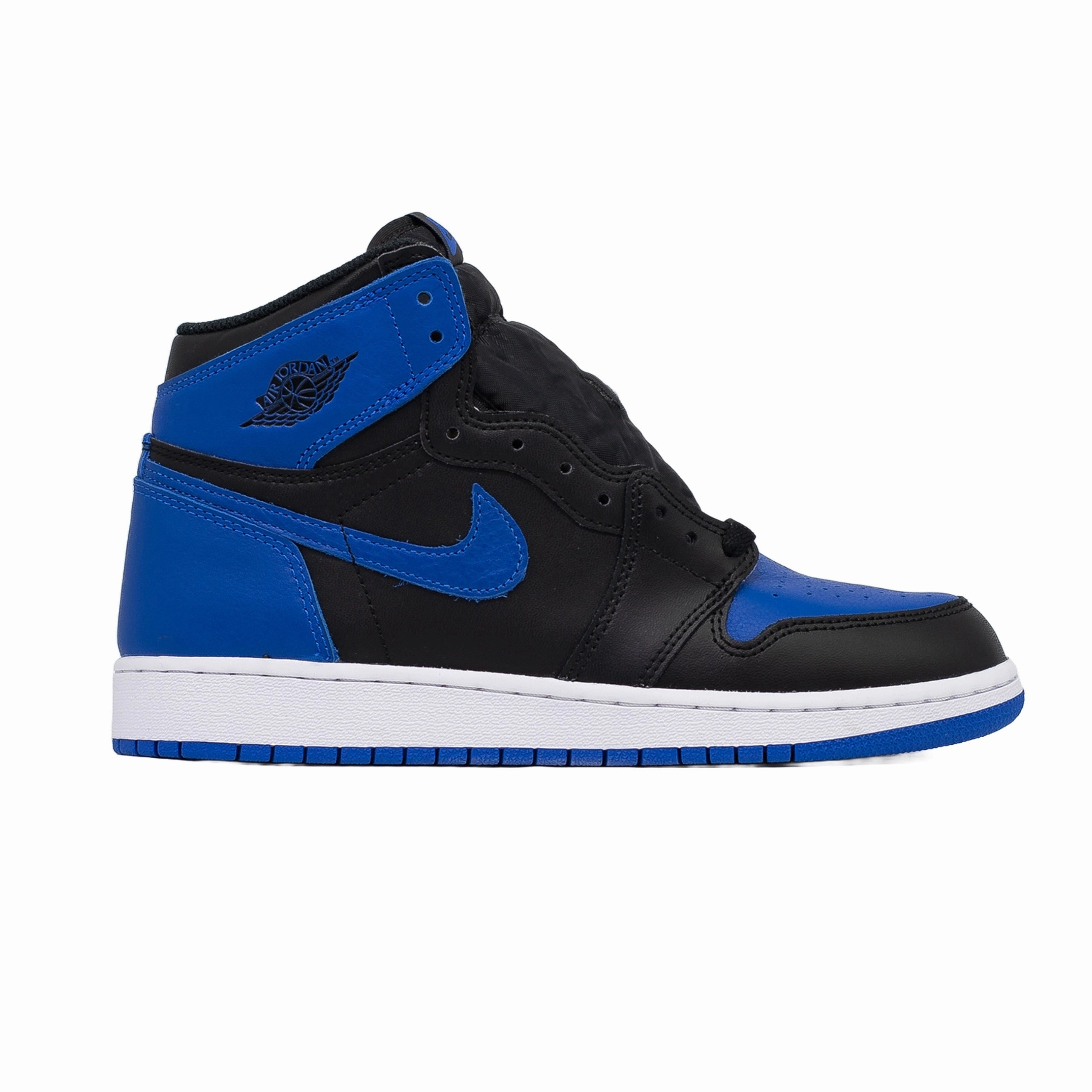 buckles Stable Heel Air Jordan 1 High (GS), Royal (2017)