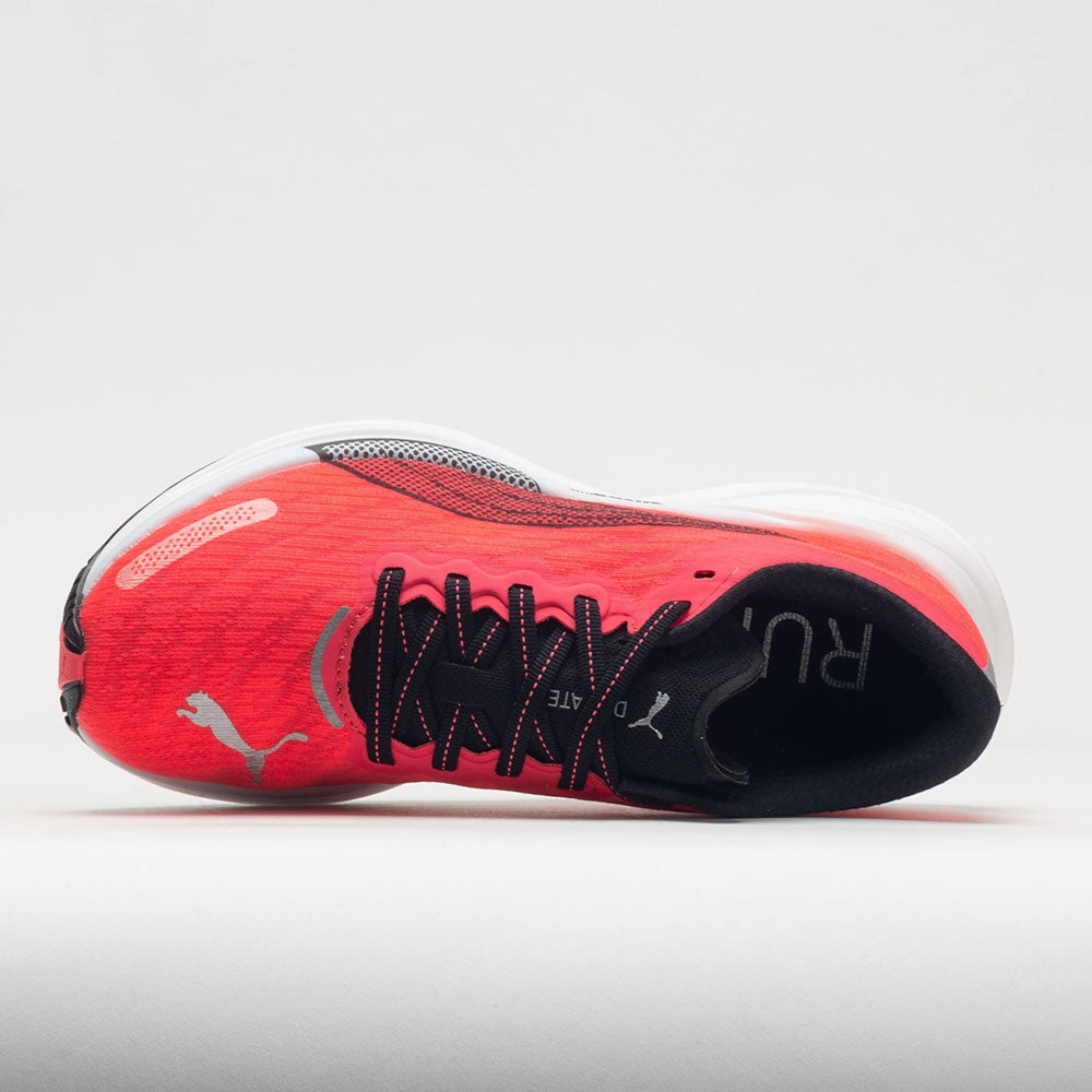 Puma Deviate Nitro 2 Women's  Fire Orchid/Puma Black/Icy Blue zipper shoes Hydrophilic