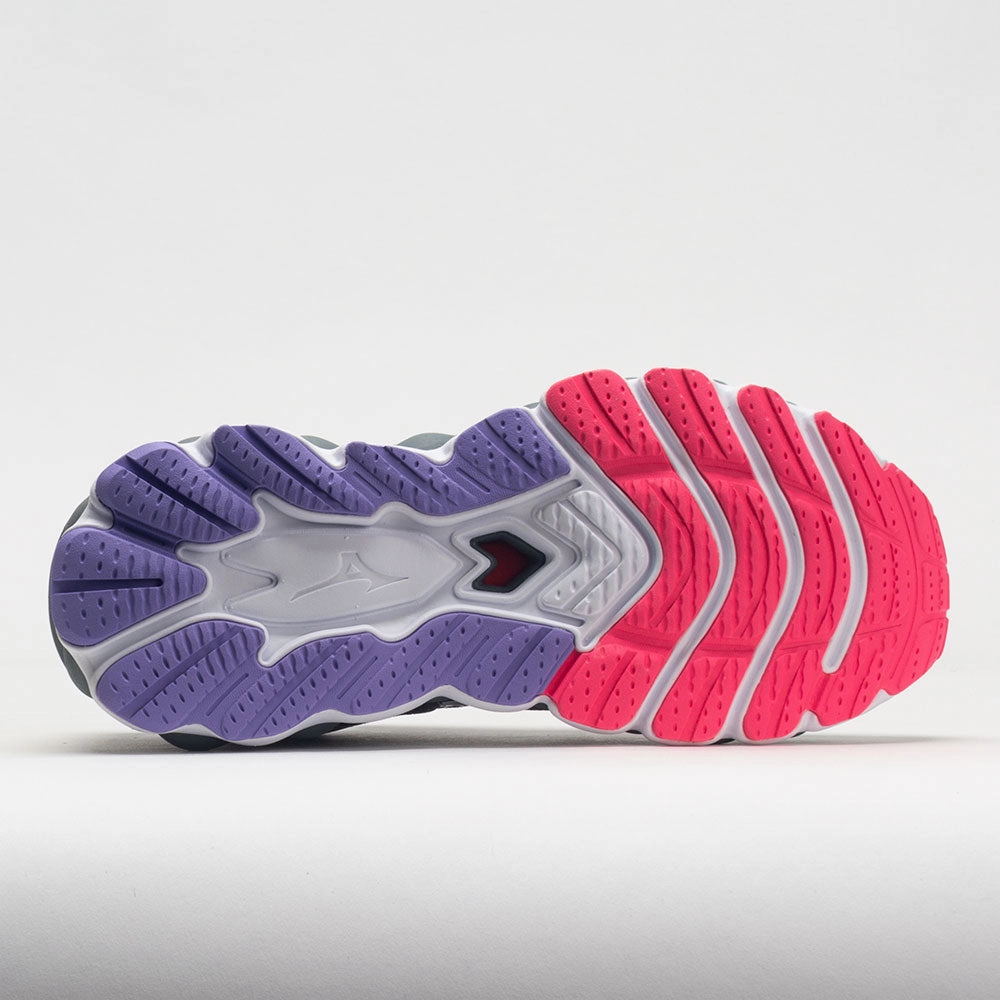 Mizuno Wave Sky 7 Women's  Pearl Blue/White Everyday Fitness synthetic leather