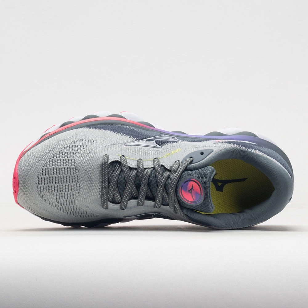 running in a savannah area shoes low - heeled - feature shoes Mizuno Wave Sky 7 Women's  Pearl Blue/White