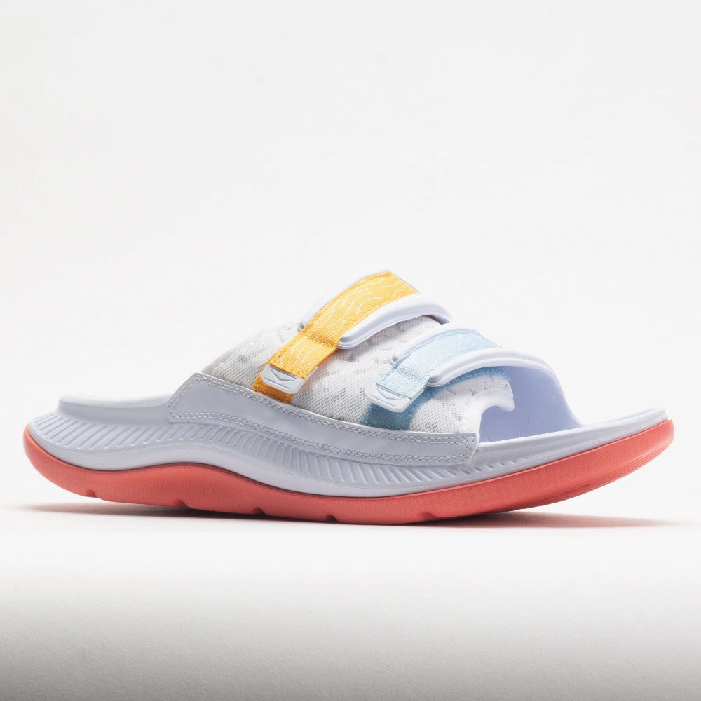 HOKA Ora Luxe Unisex  White/Camellia Flexibility hiking running shoes