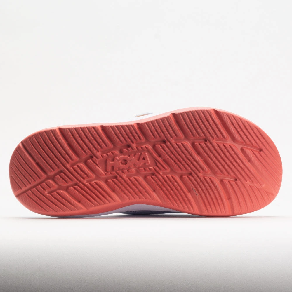 HOKA Ora Luxe Unisex  White/Camellia closed - toe shoes High Durability