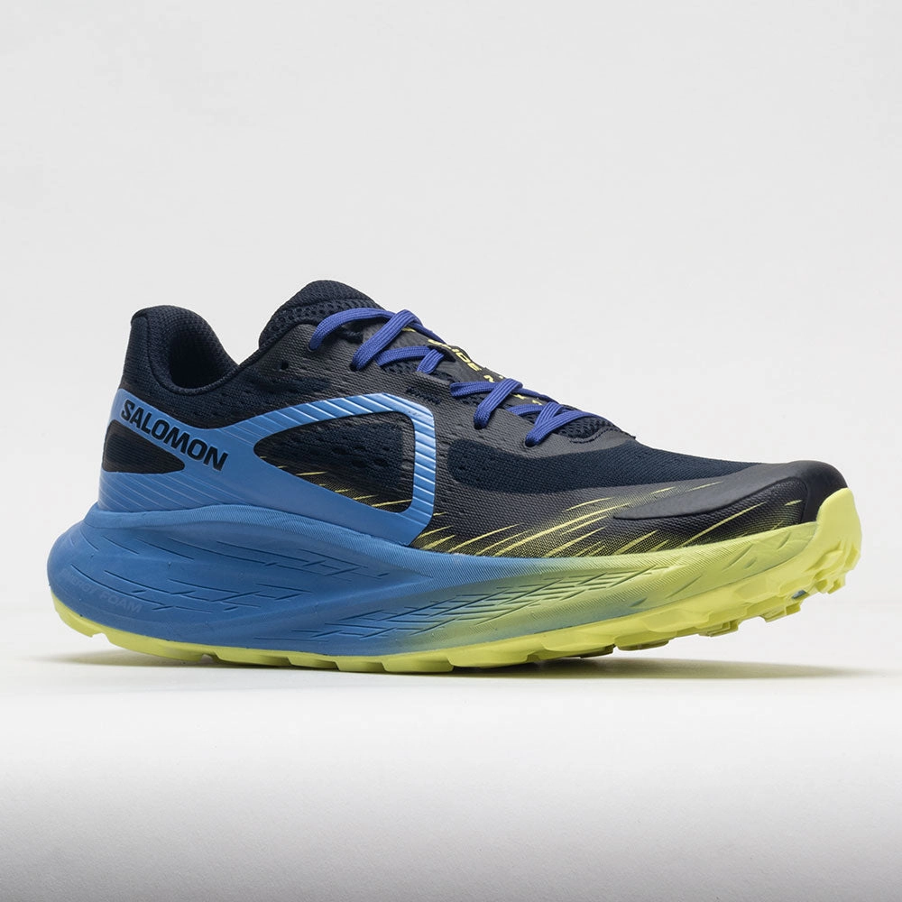 unisex shoe design Salomon Glide Max TR Men's  Granada Sky/Dark Sapphire/Sunny Lime