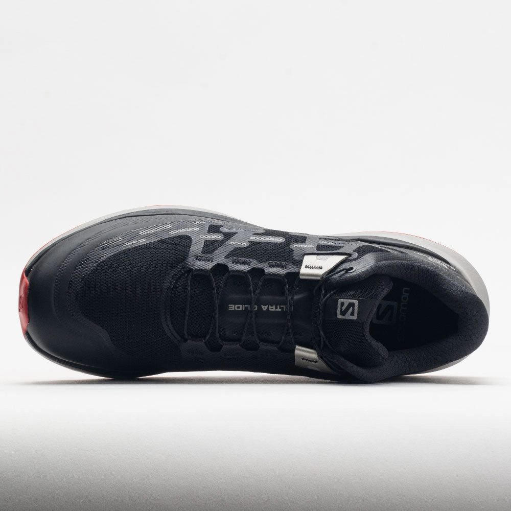 Salomon Ultra Glide Men's  Black/Alloy/Goji Berry oval - design shoes moisture - wicking footwear