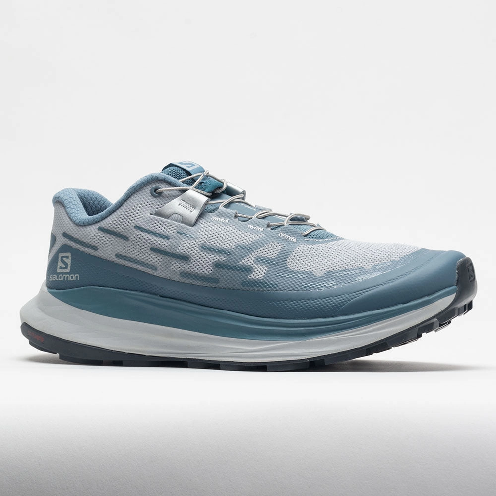 Salomon Ultra Glide Women's  Bluestone/Pearl Blue/Ebony running in a geyser area shoes